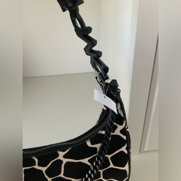 MICHAEL KORS Piper Small Animal Print Calf Hair Shoulder Bag Purse BRAND NEW - Picture 9 of 16